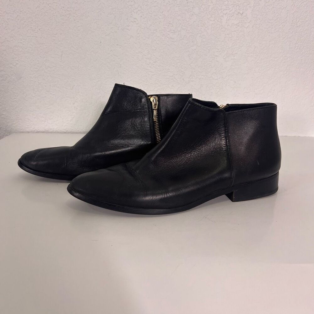 Nisolo Black Leather‎ Ankle Booties Women’s 8.5